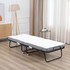 Sklopivi krevet za goste 200 × 80 × 42,5 cm, bijelo-crni