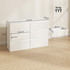 Komoda sa 6 ladica 112 × 34 × 75 cm, bijela