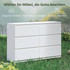 Komoda sa 6 ladica 112 × 34 × 75 cm, bijela