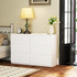 Komoda sa 6 ladica 112 × 34 × 75 cm, bijela