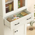 Kuhinjski ormar s policama i ladicom 76 × 40 × 182,5 cm, krem