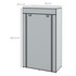 Tekstilni ormar za odjeću s 2 ladice 83 × 42,5 × 169,5 cm, svijetlosiva
