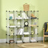 Modularna polica s 16 kutija 125 × 32 × 125 cm, bijela