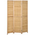 Paravan sklopivi od bambusa s 3 panela 120 × 170 cm, prirodna boja