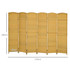 Paravan sklopivi na 6 dijelova 270 × 1,7 × 180 cm, prirodno drvo