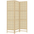Paravan s 3 panela 135 × 1,7 × 180 cm, boja prirodnog drveta