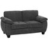 Dvosjed sofa od šenila 156 cm, tamnosiva