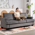 Trosjed sofa 213 × 82 × 90 cm, siva