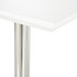 Barski stol podesive visine 60 × 60 × 71–92 cm, bijeli
