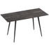 Trpezarijski stol na razvlačenje 120–160 × 75 × 77 cm, sivi