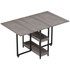 Sklopivi trpezarijski stol za 4 osobe 133,4 × 80 × 75 cm, siva