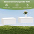 Set od 2 zidna noćna ormarića s ladicom 40 × 30 × 14 cm, bijeli