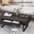 Klub stol s ladicom i otvorenom policom 110 × 60 × 40 cm, tamnosivi