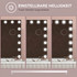 Hollywood ogledalo s 18 LED sijalica 80 × 14 × 62 cm, bijelo