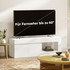 TV komoda s 2 vrata i otvorenom policom 140 × 40 × 48 cm, bijela