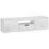 TV komoda s 3 pretinca i ladicom 160 × 38 × 43 cm, bijela