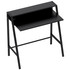 Radni stol s policom i otvorom za kablove 84 × 45 × 85 cm, crni