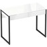 Radni stol s 2 ladice 100 × 50 × 75 cm, bijelo-crni