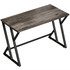 Radni stol s metalnim Z-postoljem 120 × 60 × 76,5 cm, sivi