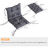 Set od 2 jastuka za stolicu s naslonom 98 × 50 × 8 cm, siva