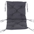 Set od 2 jastuka za stolicu s naslonom 98 × 50 × 8 cm, siva