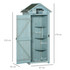 Vrtni ormar za alat od drveta 77 × 54,2 × 179 cm, svijetloplavi i zeleni