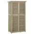 Vrtni ormar za alat s kosim krovom 87 × 46,5 × 160 cm, boja drveta