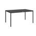 Vrtni stol od aluminija 145 × 90 × 74 cm, tamnosiva