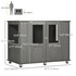 Transporter za pse s 2 vrata i zasunima 114 × 60 × 82 cm, siva