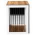 Transporter za pse s 1 vratima 106 × 60 × 76 cm, hrast i bijela