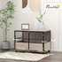 Transporter za pse s 3 vrata 100 × 60 × 68 cm, boja oraha i crna