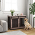 Transporter za pse s dvoja vrata 98 × 60 × 78 cm, boja oraha