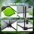Terarijum za reptile s otvorom za hranjenje 50 × 30 × 25 cm, crni