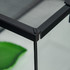 Terarijum za reptile s otvorom za hranjenje 50 × 30 × 25 cm, crni