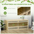 Terarij za gmizavce i vodozemce 120 × 50 × 50 cm, boja drveta