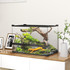 Stakleni terarij za reptile 50 × 30 × 35 cm, crni