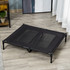 Sklopivi krevet za pse 92 × 76 × 18 cm, crni