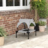 Krevet za pse s krovom 61 × 46 × 63 cm, svijetlosiva