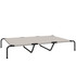 Podignuti krevet za pse 152 × 94 × 23 cm, čelični okvir, bež