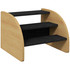 Stepenice za pse s 3 stepenika 38,5 × 38,5 × 30 cm, hrast i crna