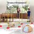 Agility set za pse s 4 prepone i torbom za nošenje, žuto-narandžasti