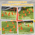 Agility set za pse sa 6 prepona, 12 čunjeva i torbom, narandžasta