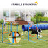 Agility set za pse od 8 dijelova s tunelom, preprekama i obručem, narandžasti