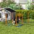 Agility set za pse sa slalom štapovima i torbom za nošenje, narandžasti
