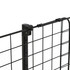 Zaštitna rešetka za pse u automobil 91–145 × 30 cm, crna