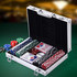 Poker set s 200 žetona i 2 špila karata u aluminijskom koferu