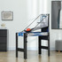 Stol za igru 5 u 1 s biljarom i stolnim tenisom 91 × 45,5 × 76 cm, plavo-crni