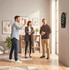 Elektronska pikado tabla s LED prikazom i 6 strelica, crna