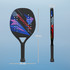 Set za pickleball s 2 reketa od karbonskih vlakana i torbom, crni