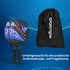 Set za pickleball s 2 reketa od karbonskih vlakana i torbom, crni